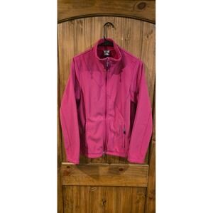 Nike ACG‎ Jacket Womens Medium Pink Full Zip Fleece Lined Softshell Athletic